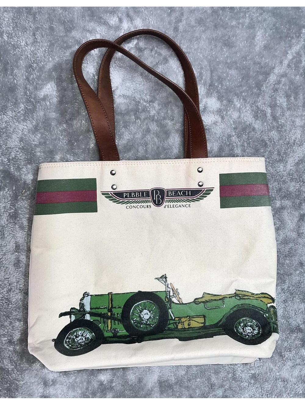 2019 Pebble Beach Concours LARGE Tote Bag BENTLEY Touring Car OSPREY Ellisdon